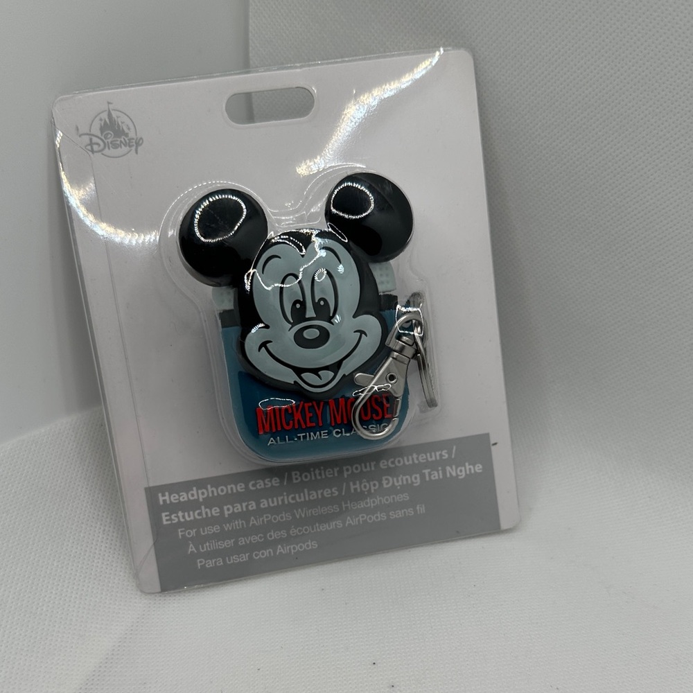 Disney Mickey Mouse AirPods Case - Black, Blue & Red Accents